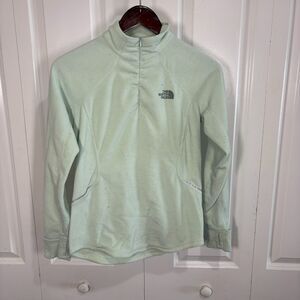 The North Face Fleece Womens S 1/4 Zip Pullover Outdoor Hiking Layer Soft Cozy